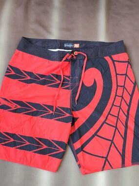 Quiksilver Kaimana Y2K Tribal Men’s Boardshorts EUC Size 40